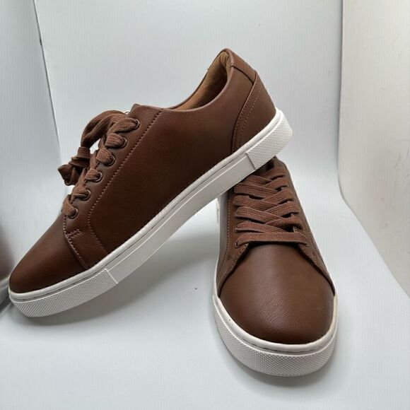 CUSHIONAIRE MENS lace up Sneaker +Comfort Foam 9 BROWN - MENS - Picture 7 of 7